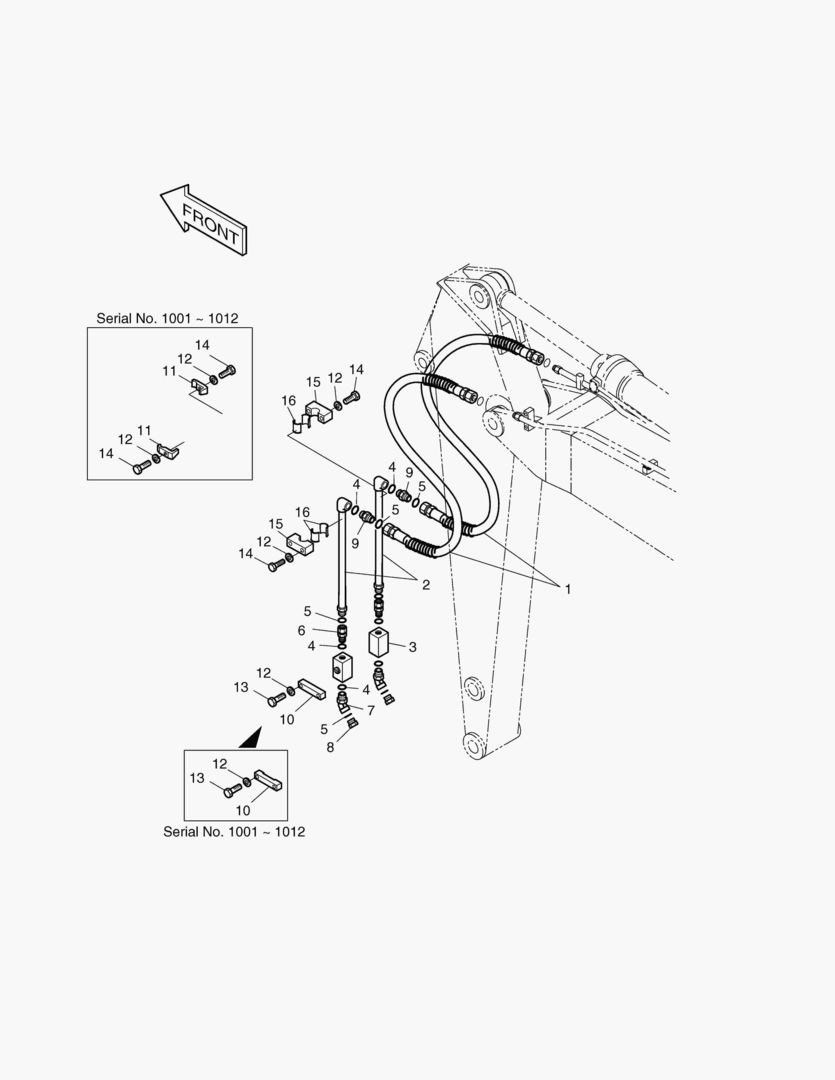 Спецтехника 6390 ARM PIPING-ARM 2.2m(ONE & TWO WAY) - главное фото