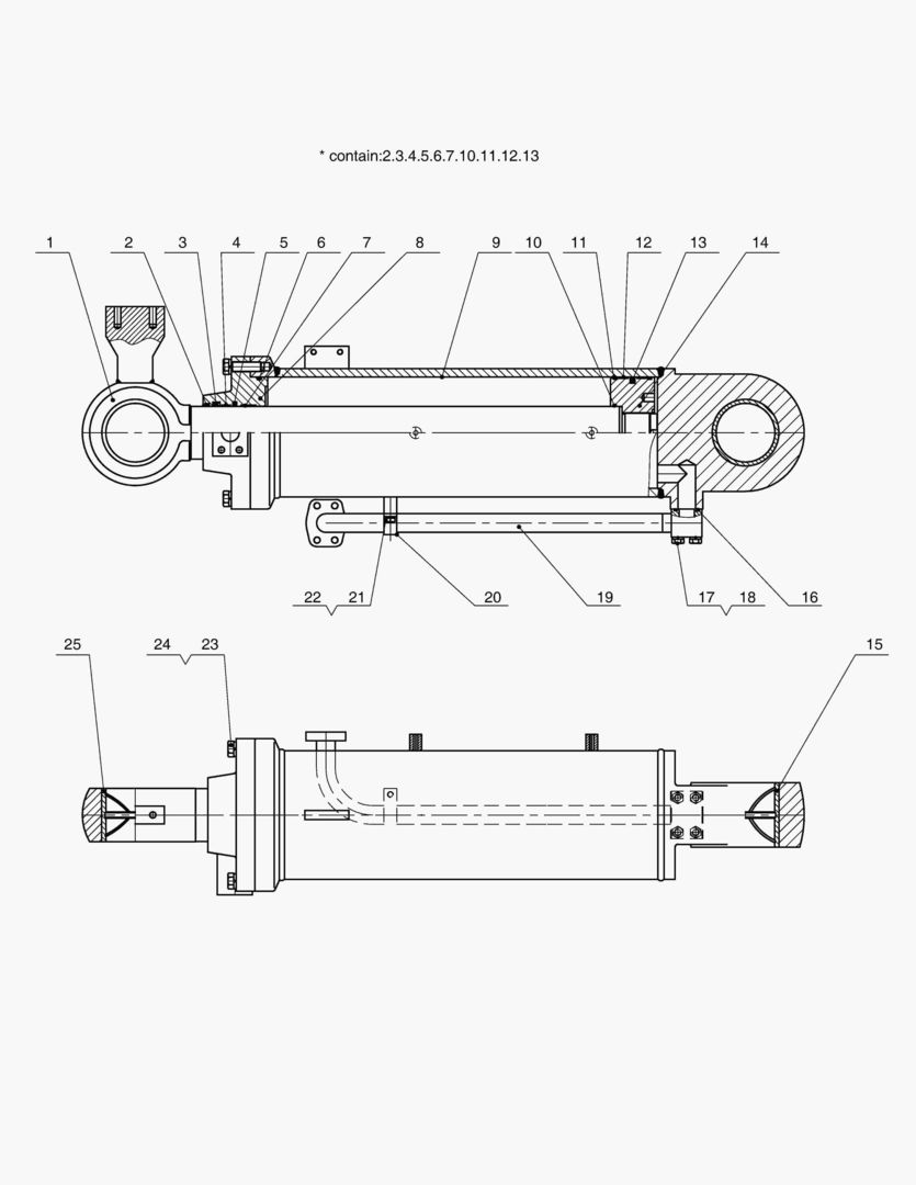3308 BUCKET CYLINDER(JY&MON)