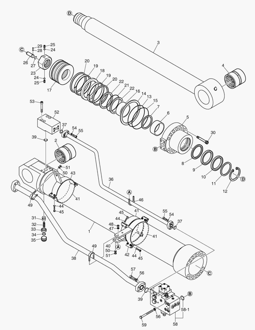 4270 ARM CYLINDER-LOCK VALVE(BOOM 7.7m)