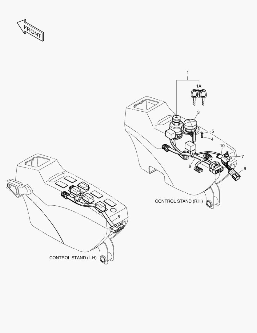 ЭЛЕКТРИЧЕСКИЕ ЗАПЧАСТИ - ПУЛЬТ УПРАВЛЕНИЯ