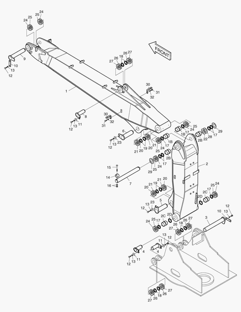 СТРЕЛА С ИЗМЕНЯЕМОЙ ГЕОМЕТРИЕЙ В СБОРЕ