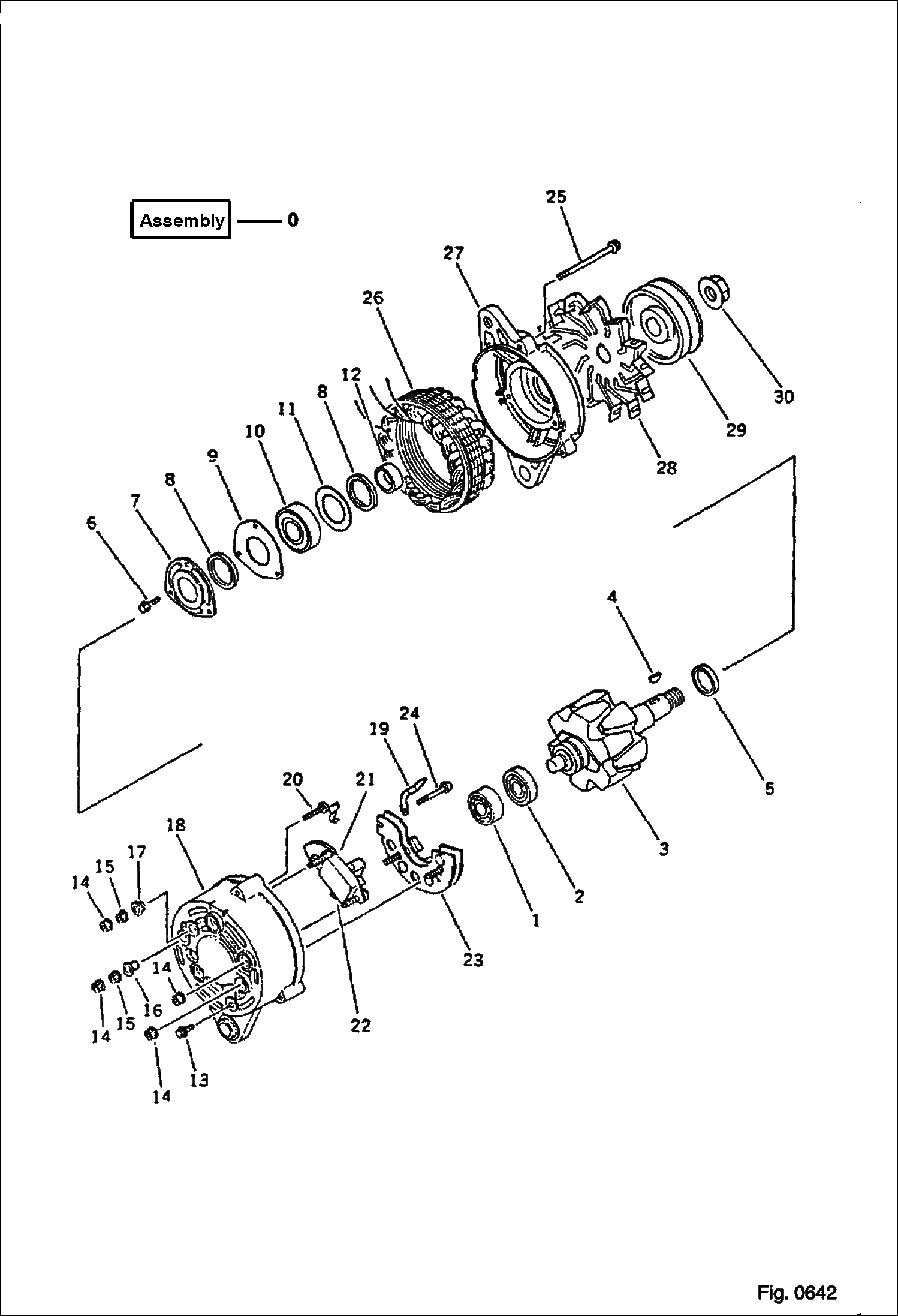 ГЕНЕРАТОР ПЕРЕМЕННОГО ТОКА (25A) (КРОМЕ ЯПОНИИ)