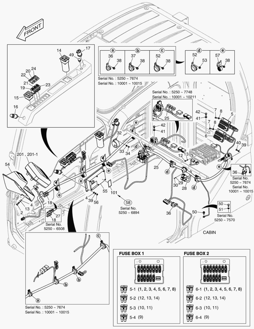 1721 ELECTRIC PARTS - CABIN [5250~]