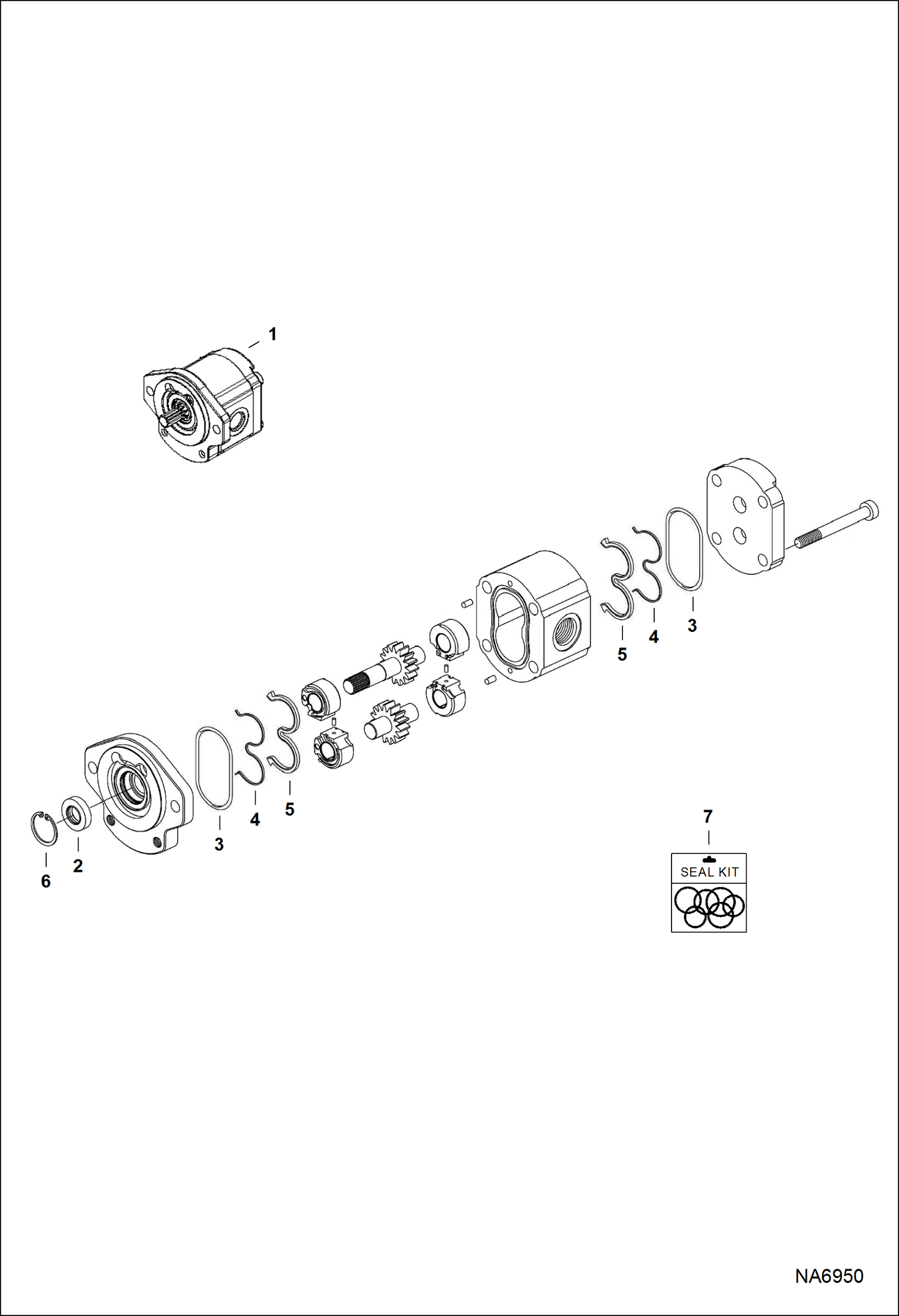 Схема ШЕСТЕРЕННЫЙ НАСОС