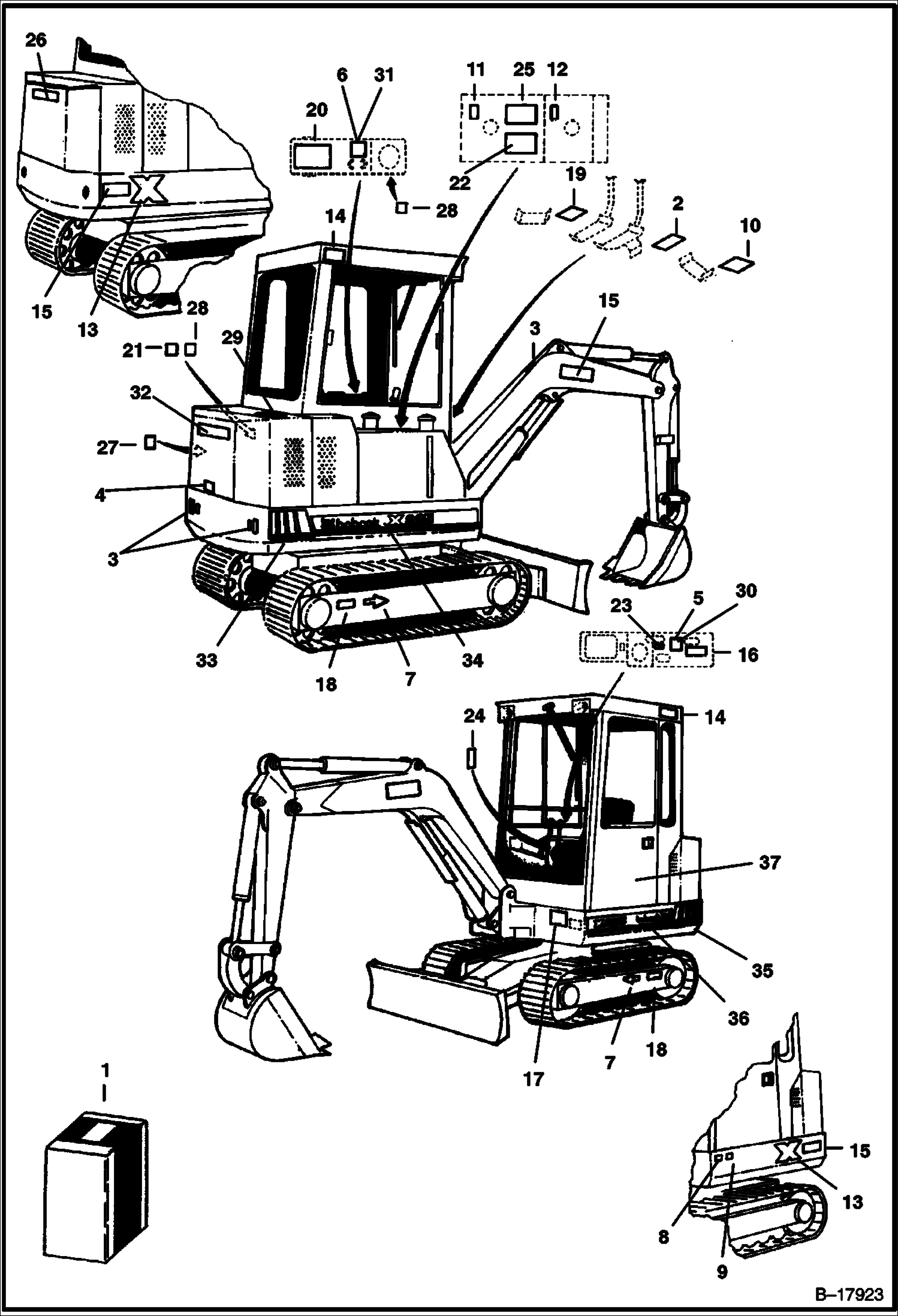 Схема ПРЕДУПРЕЖДАЮЩИЕ ТАБЛИЧКИ РАСПОЛОЖЕНИЕ