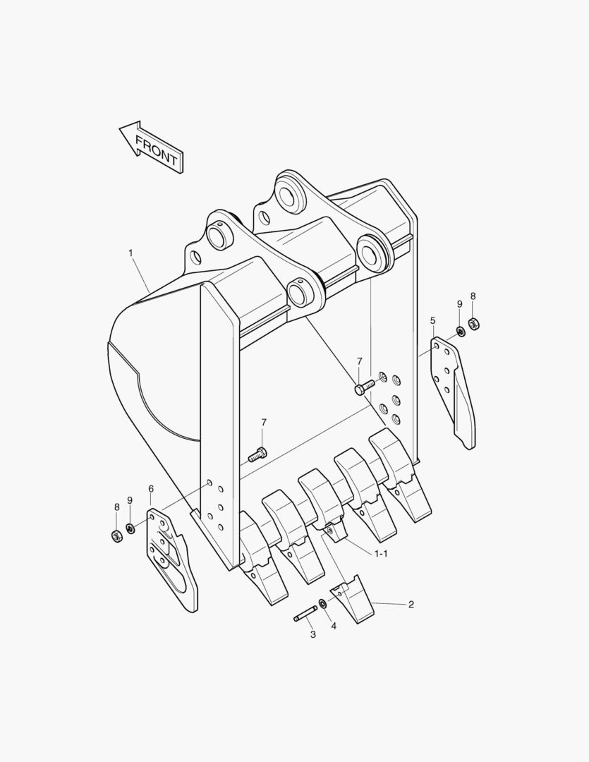 3120 BUCKET-0.5,1050гЋњ