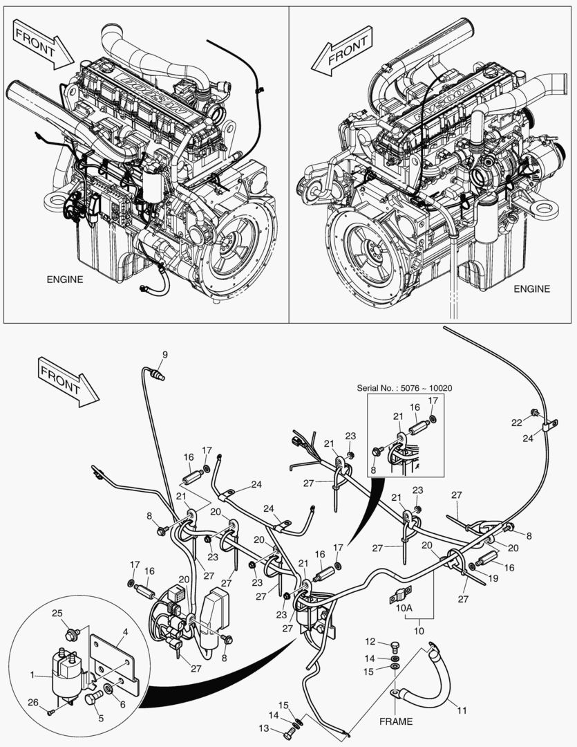 1491 ELECTRIC PARTS - ENGINE [5076~]