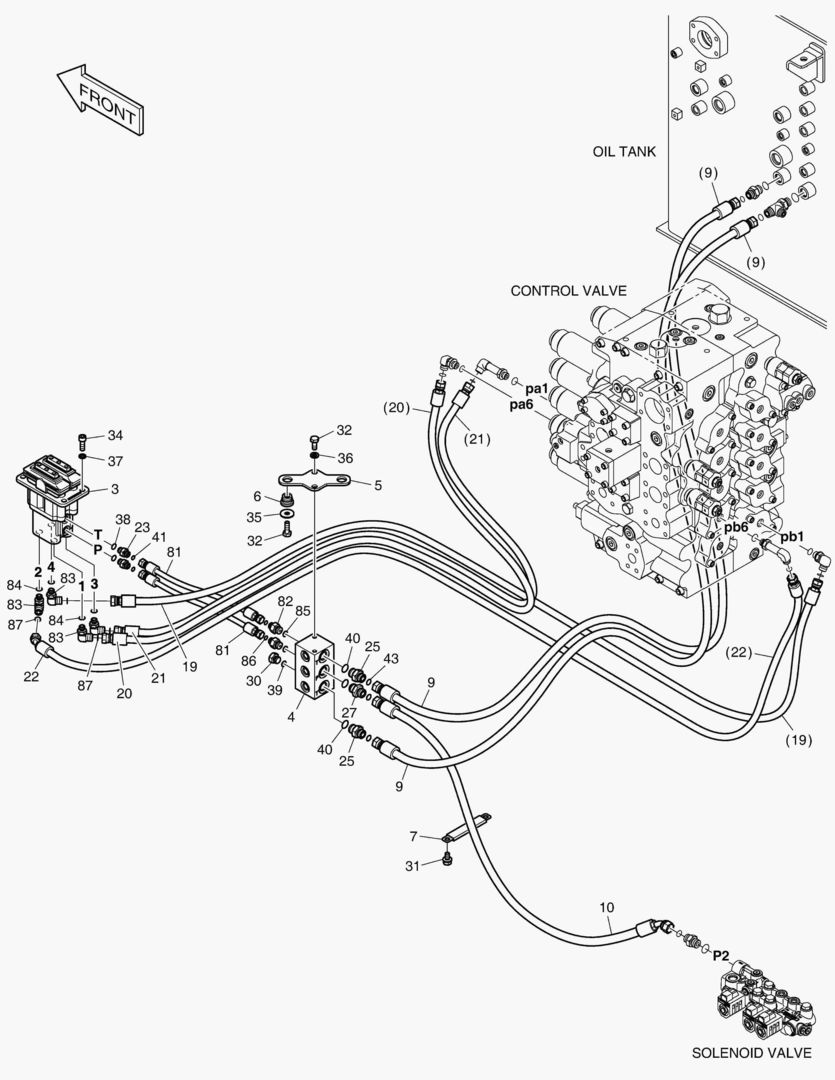 ТРУБОПРОВОД СЕРВОУПРАВЛЕНИЯ(8)