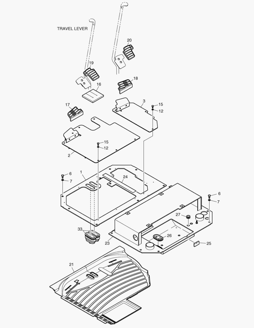 6120 FLOOR PLATE-TILTING [20001~37375]