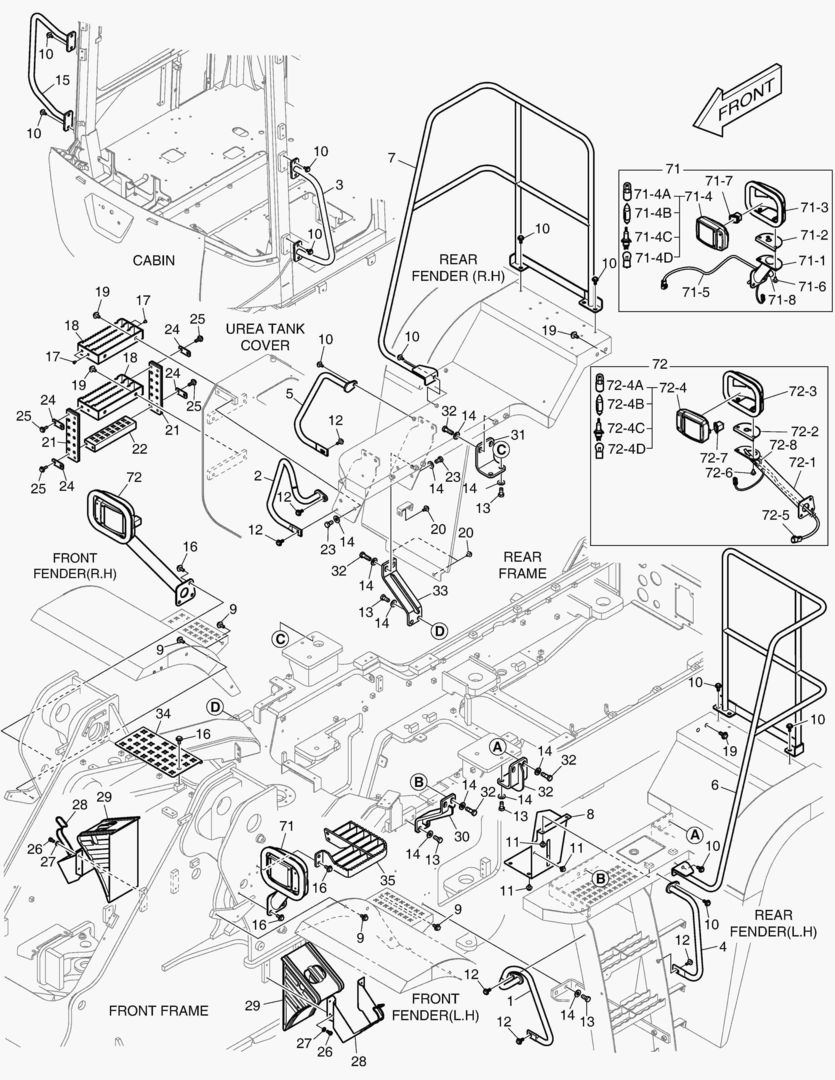 1610 FENDER & LADDER