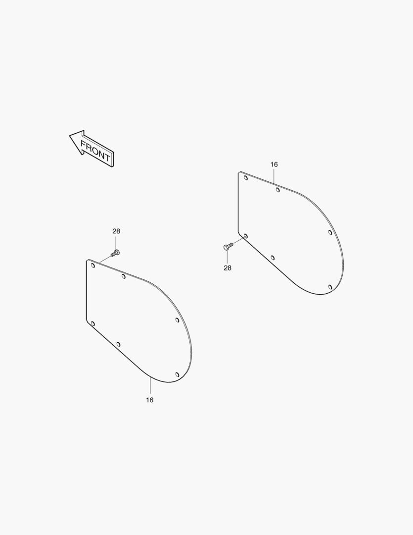 КРЫШКА ТРУБОПРОВОДА ХОДА