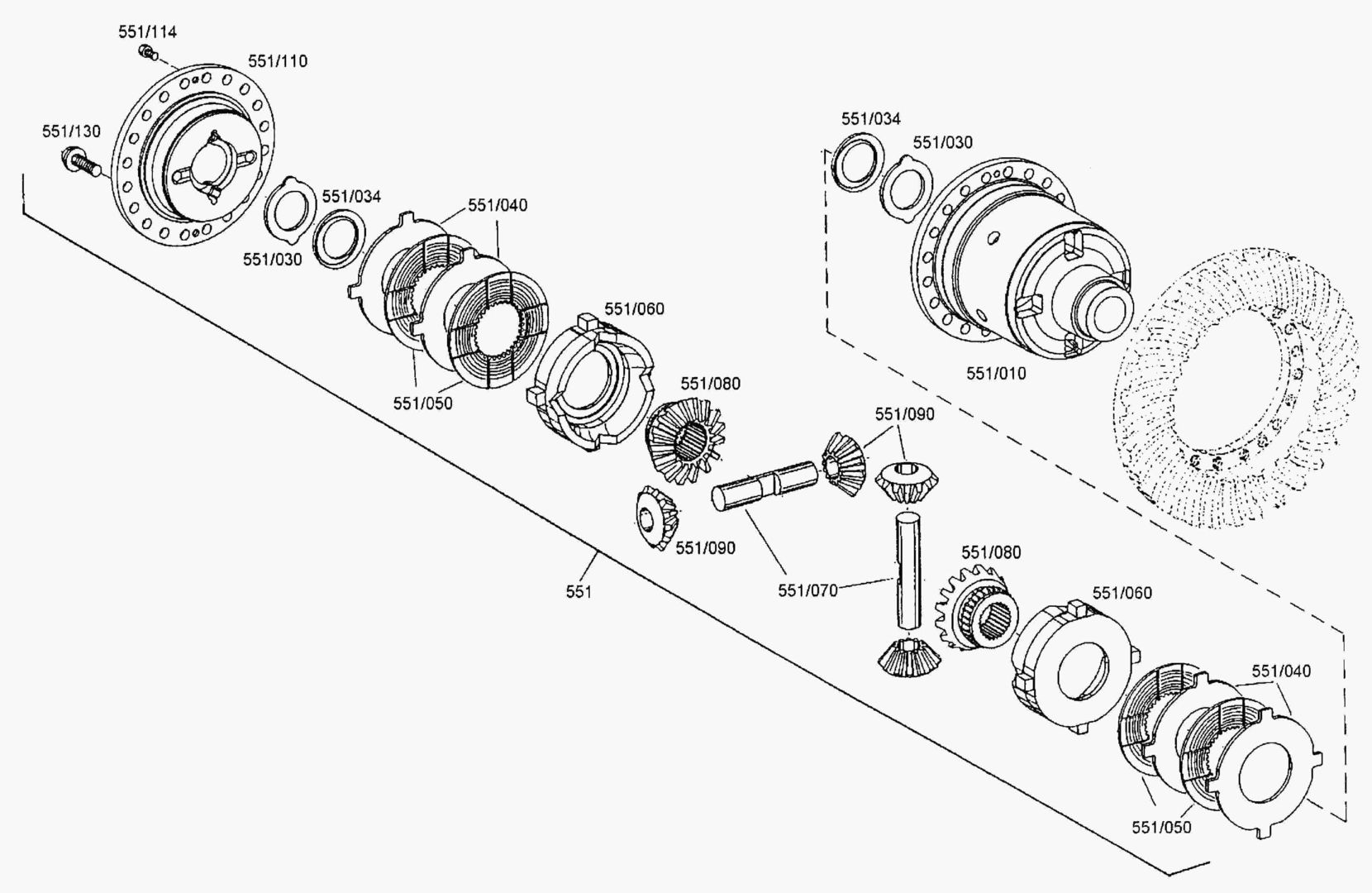 G070-92 DIFF.CARRIER