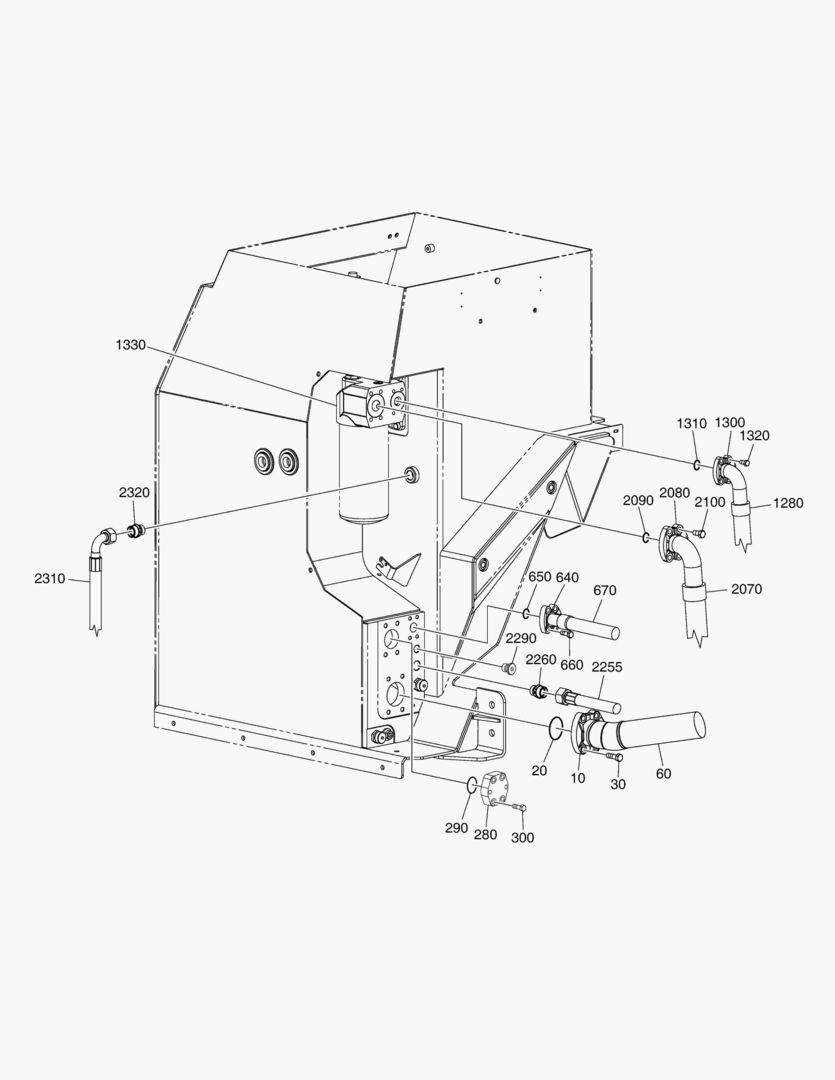 G191-10 HYDRAULIC TANK [8X0550~]
