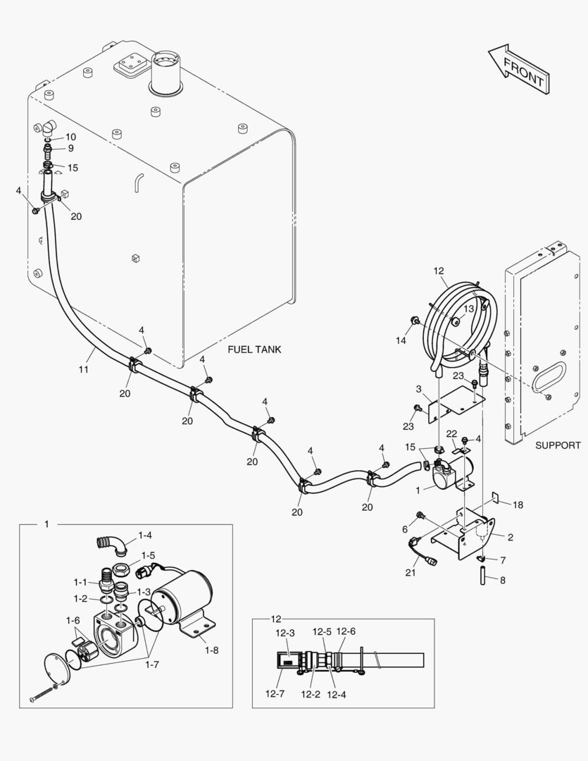 6140 FUEL FILLER PUMP