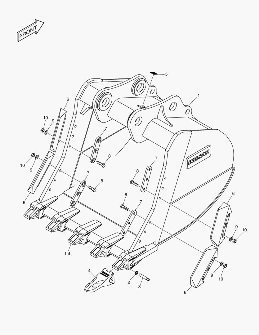 6870 BUCKET ASS`Y - 2.02mВі - S CLASS