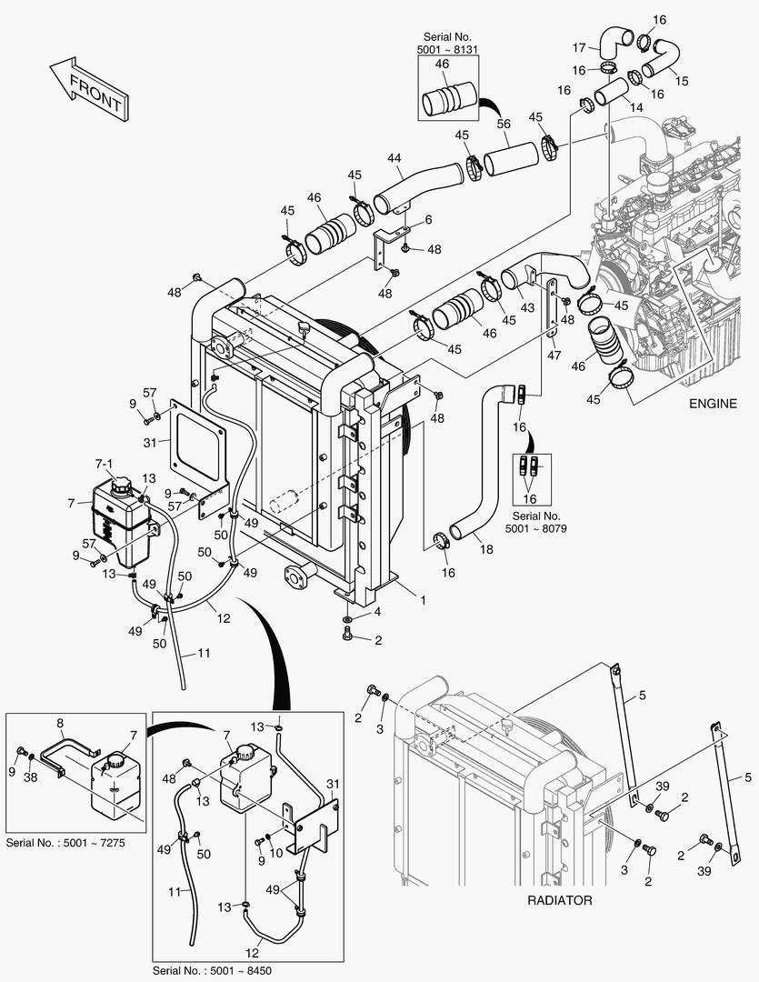 1140 RADIATOR & RESERVE TANK