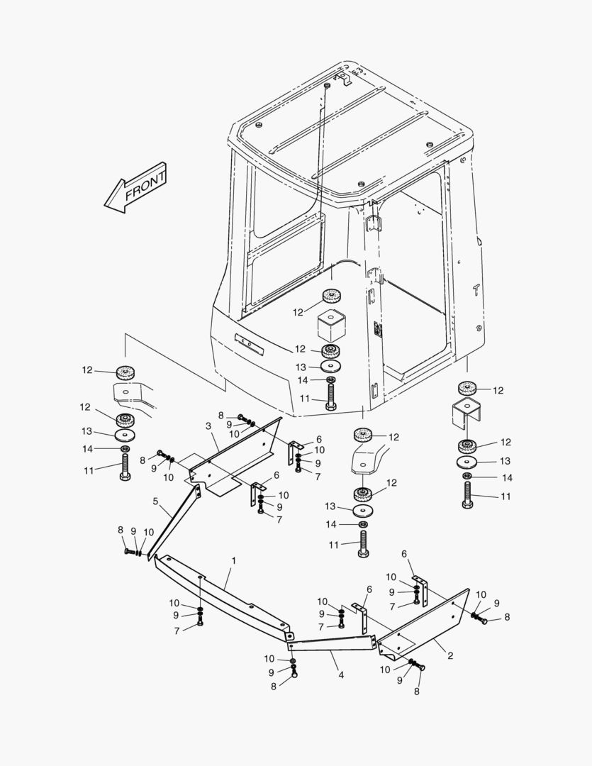 УСТАНОВКА КАБИНЫ