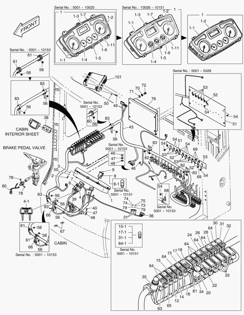 ЭЛЕКТРИЧЕСКИЕ ЗАПЧАСТИ - КАБИНА