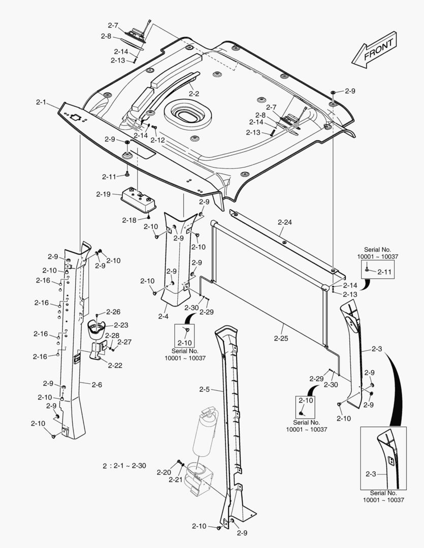 КАБИНА(3) - ВНУТРЕННИЕ ЛИСТЫ