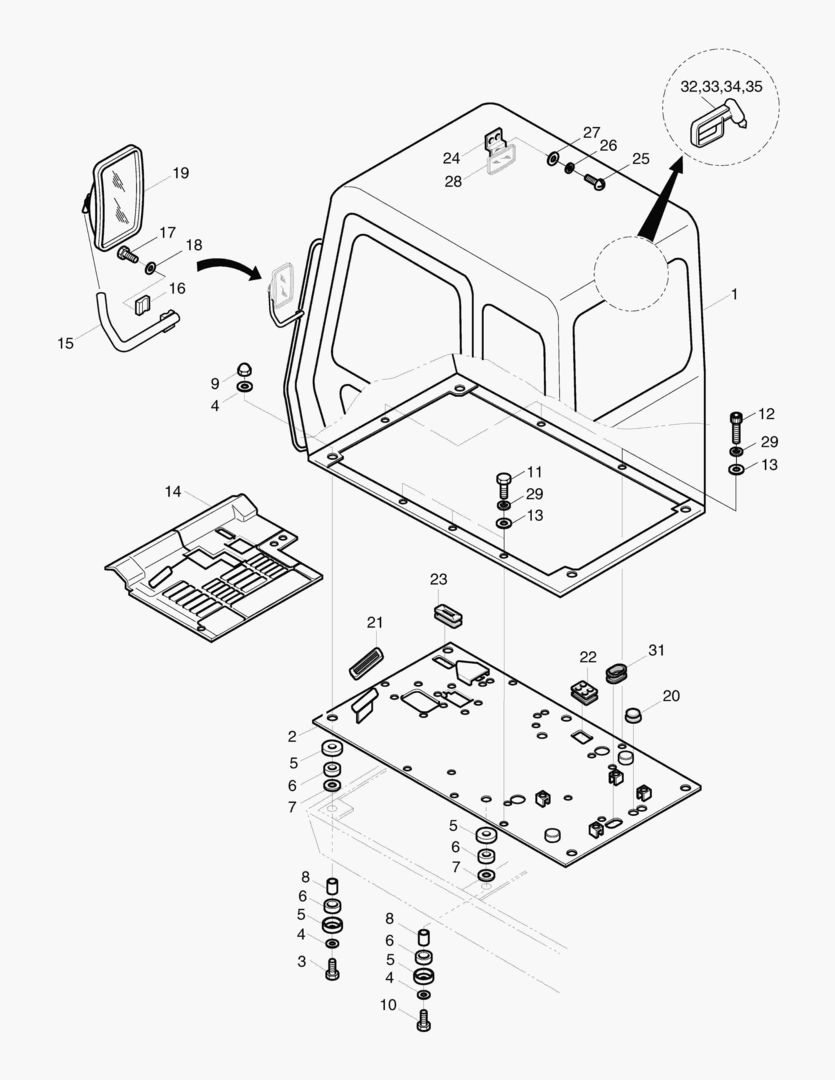 КАБИНА В СБОРЕ