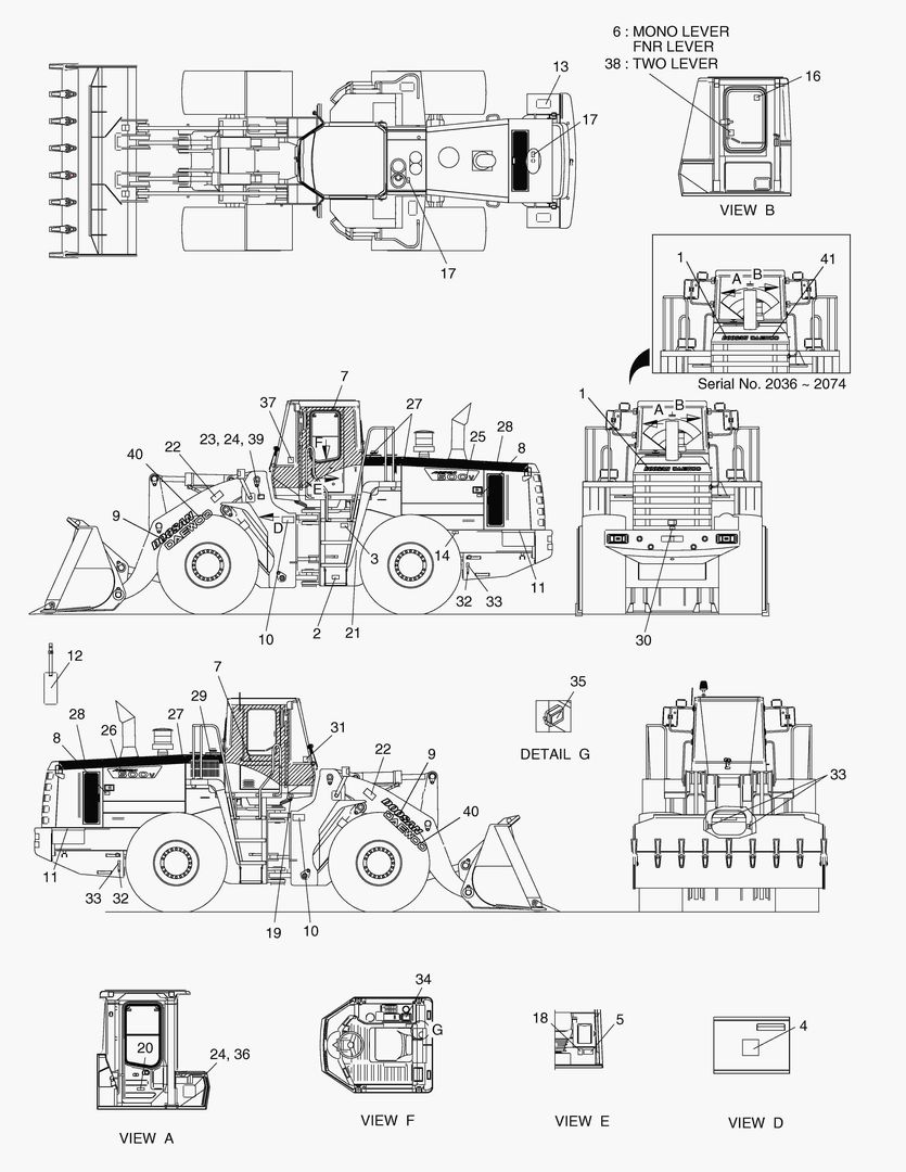 4140 NAME PLATE-ROPS INTEGRATED [2036~]