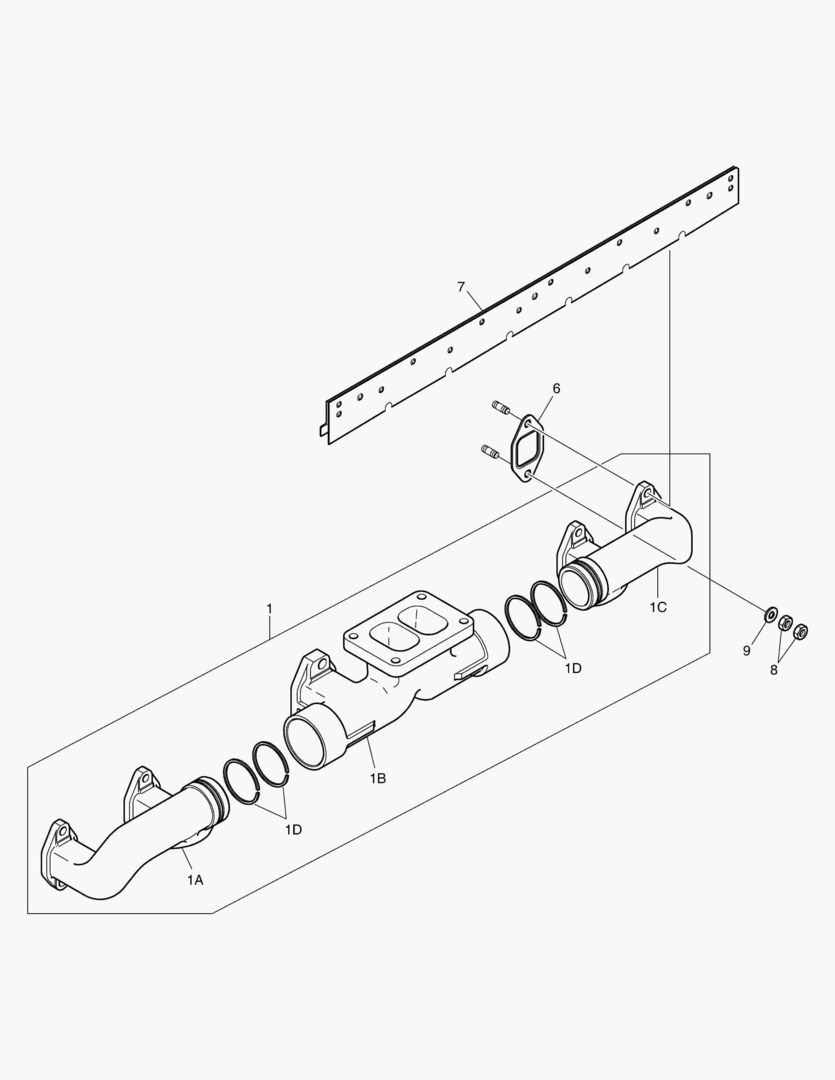 240 EXHAUST MANIFOLD