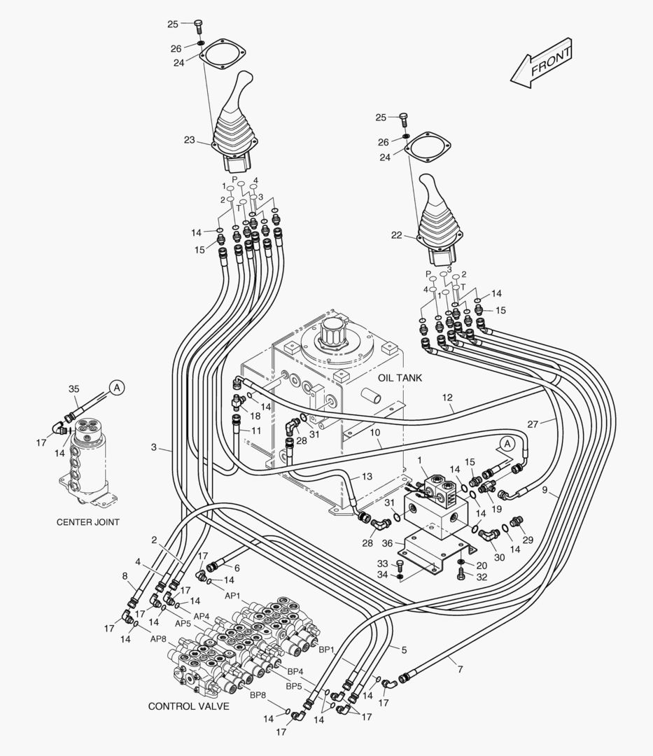 ТРУБОПРОВОД СЕРВОУПРАВЛЕНИЯ