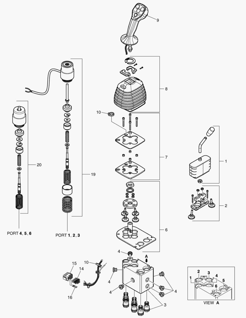 3610 REMOTE CONTROL VALVE - FNR [1001~1012]
