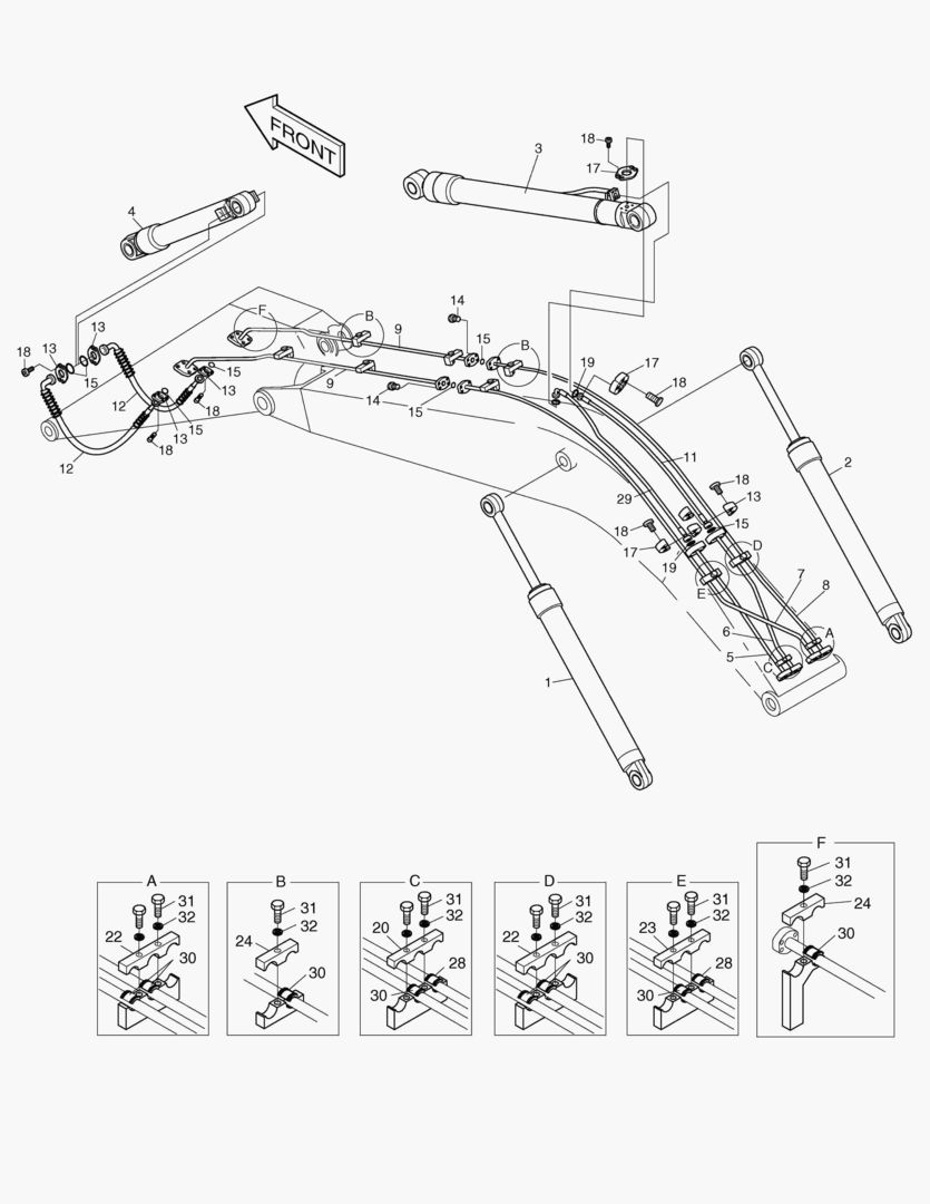 Спецтехника 6370 FRONT PIPING [1065~]