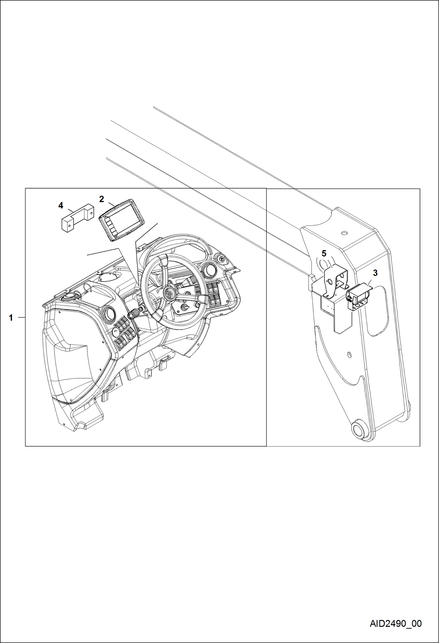 7-- МОНИТОР, ОТОБРАЖАЮЩИЙ ОГОЛОВНИК СТРЕЛЫ (AID2490)