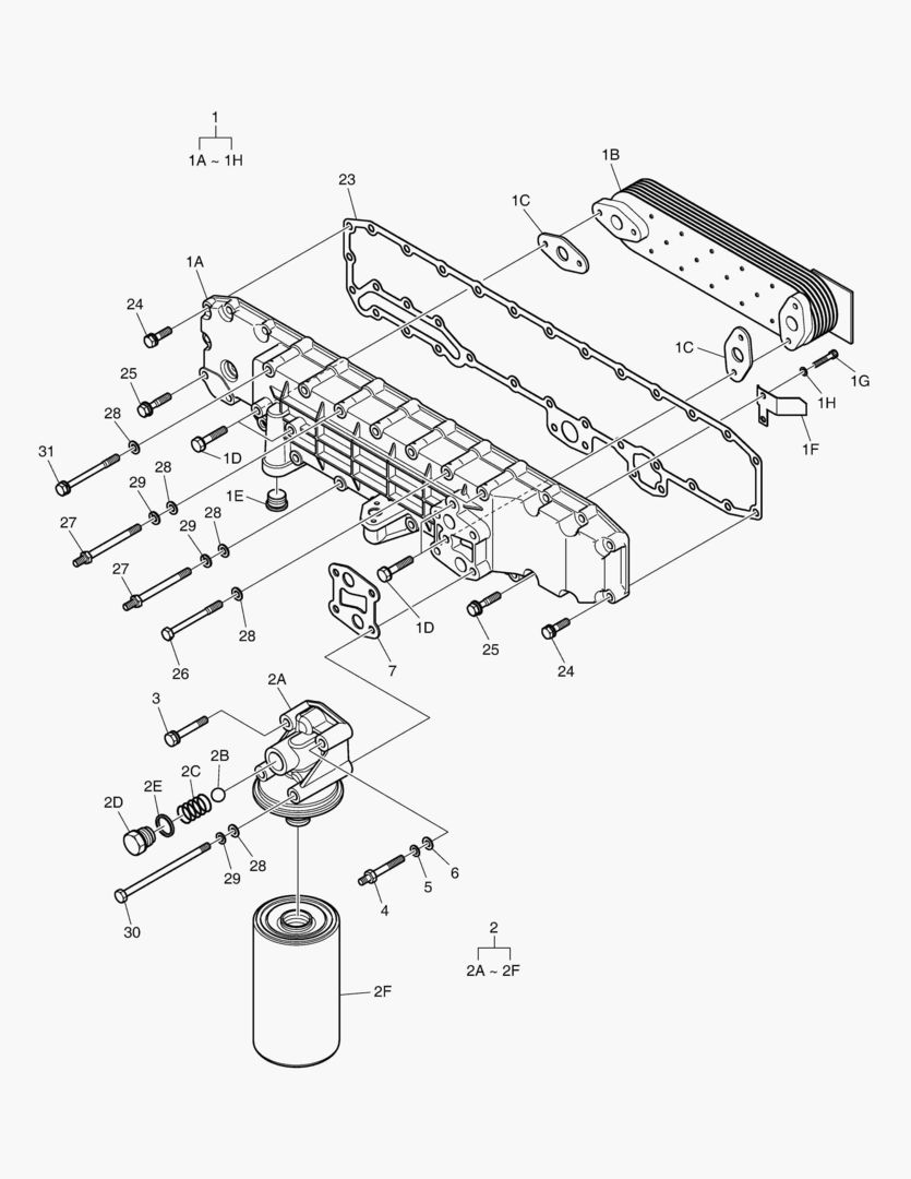 021 OIL COOLER & FILTER