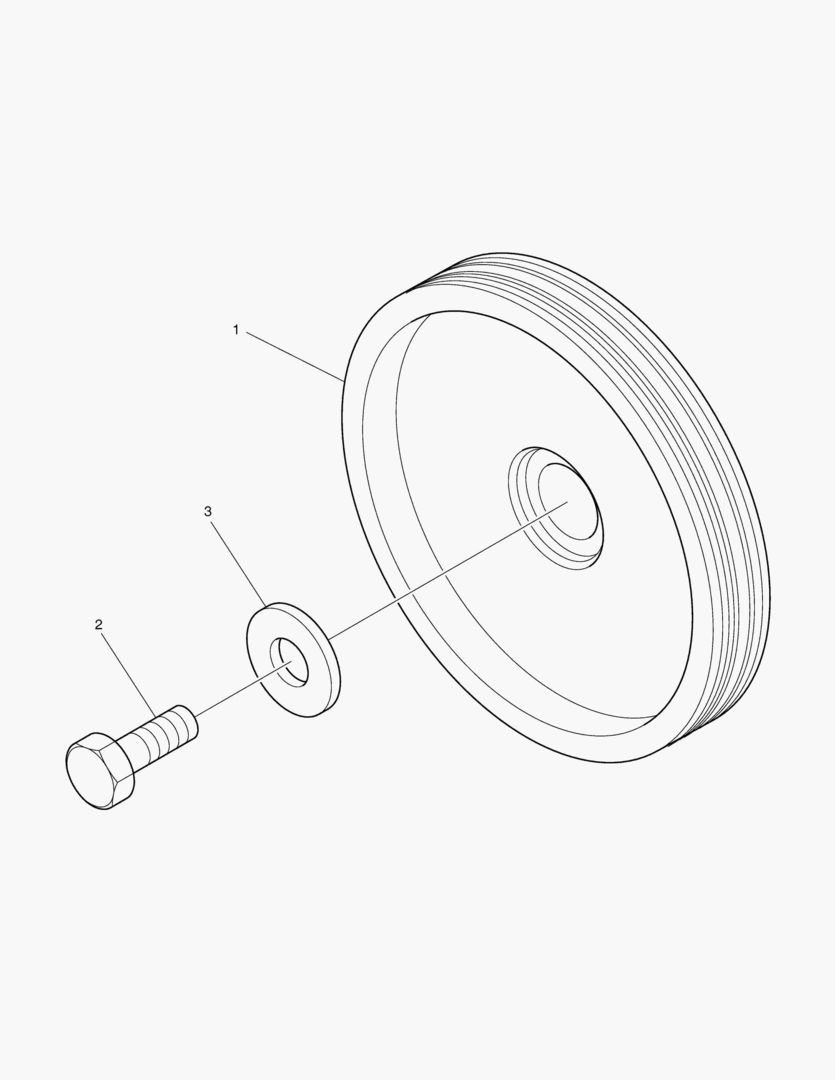 Схема ВСПОМОГАТЕЛЬНЫЙ ПРИВОДНОЙ ШКИВ