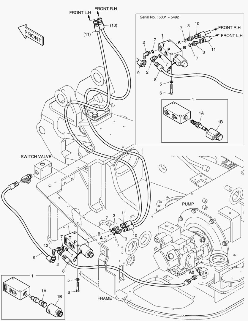 ТРУБОПРОВОД СЕРВОУПРАВЛЕНИЯ - БЫСТРОУСТАНАВЛИВАЕМЫЙ ФИКСАТОР