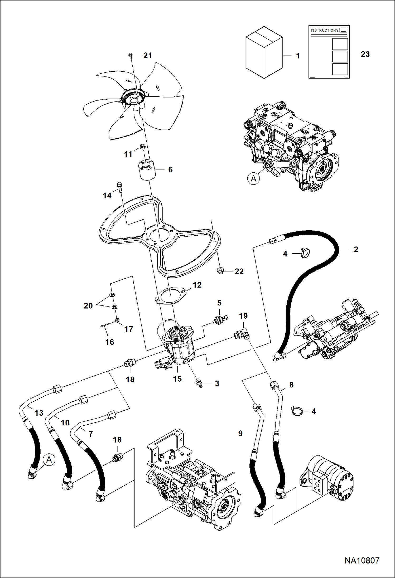 КОМПЛЕКТ ЭЛЕКТРОДВИГАТЕЛЯ ВЕНТИЛЯТОРА ОХЛАЖДЕНИЯ