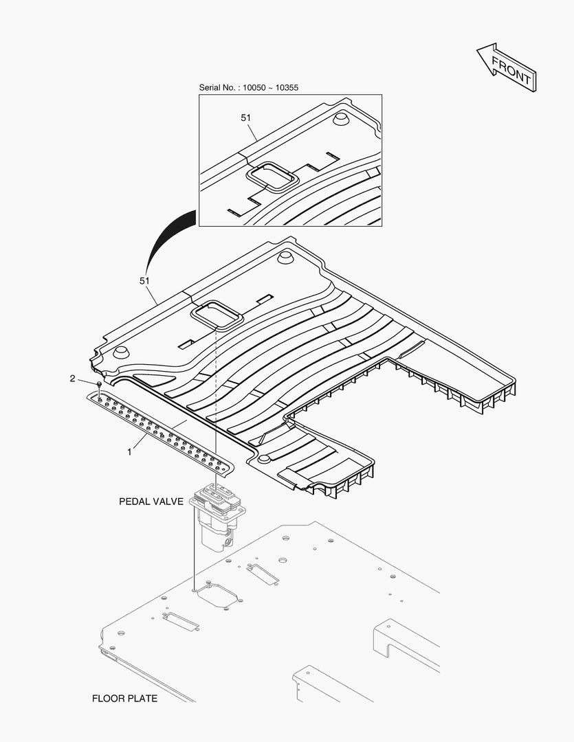 КОВРИК НА ПОЛУ КУЗОВА