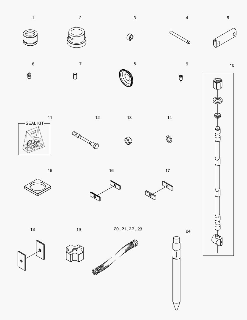 5140 RECOMMENDED SPARE PARTS