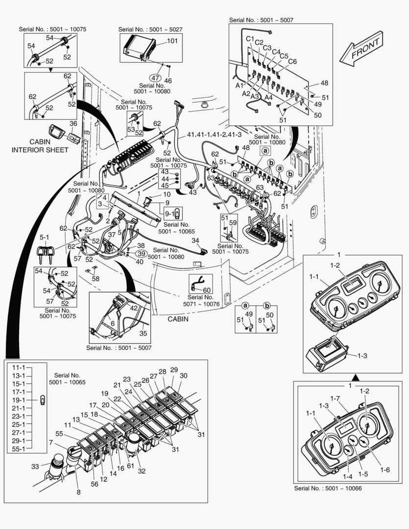 ЭЛЕКТРИЧЕСКИЕ ЗАПЧАСТИ - КАБИНА