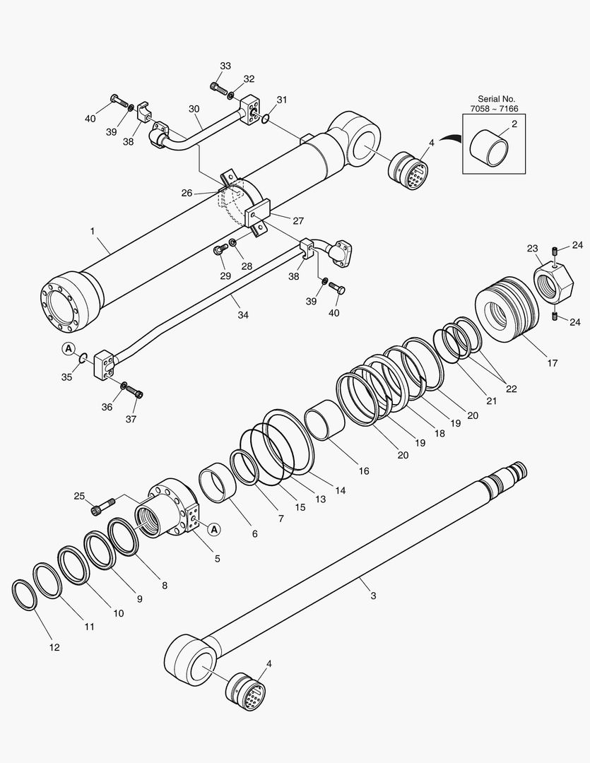 Спецтехника 4251 BUCKET CYLINDER [7058~]