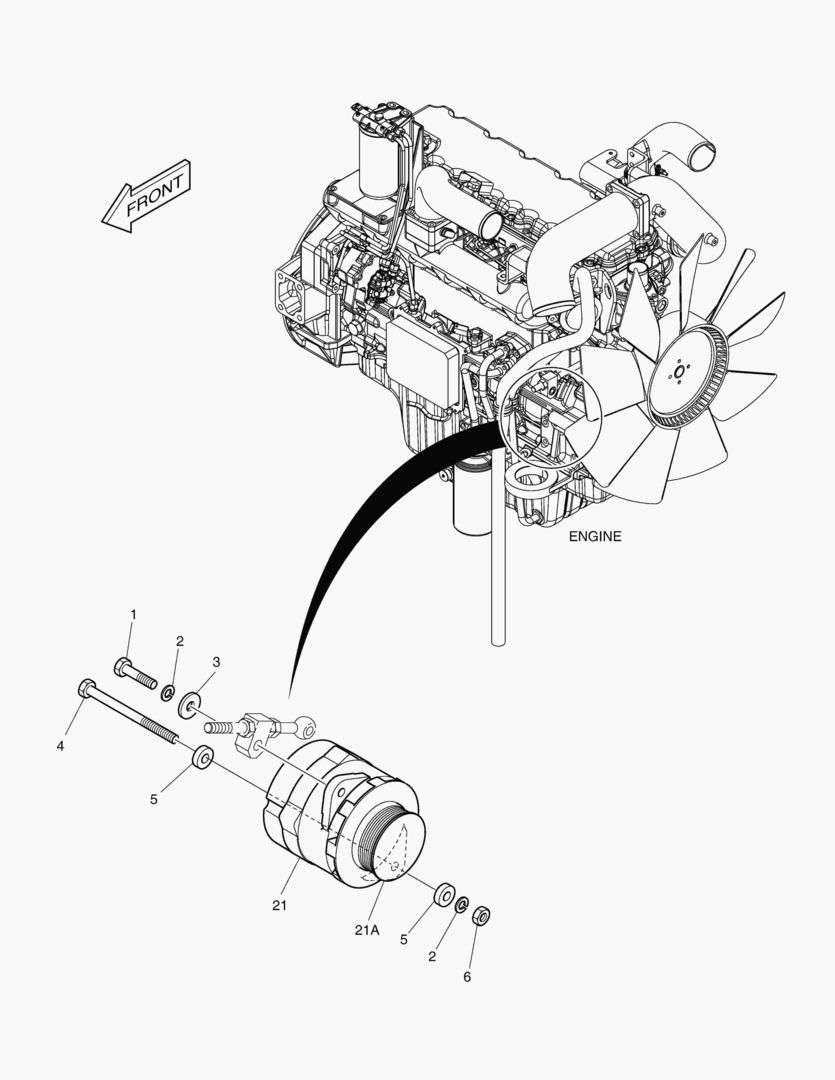 УСТАНОВКА ГЕНЕРАТОРА ПЕРЕМЕННОГО ТОКА