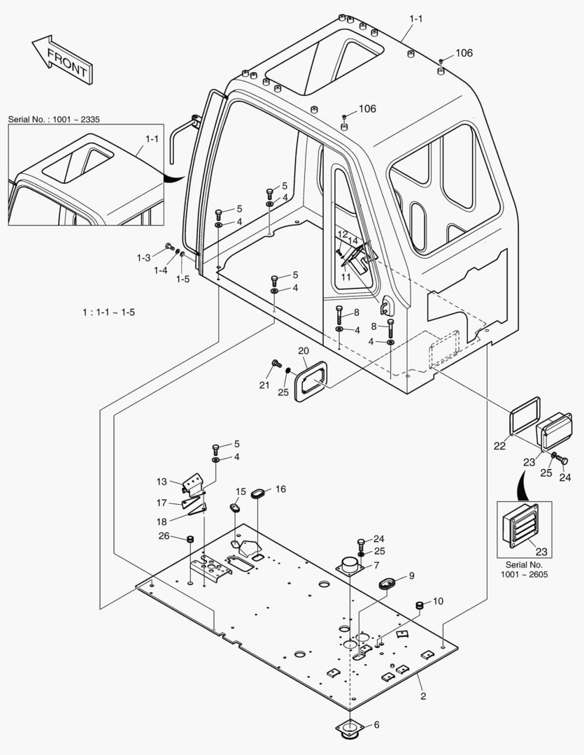 КАБИНА В СБОРЕ