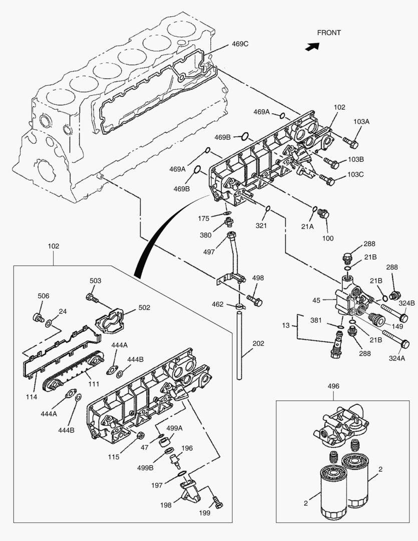 МАСЛЯНЫЙ РАДИАТОР И МАСЛЯНЫЙ ФИЛЬТР
