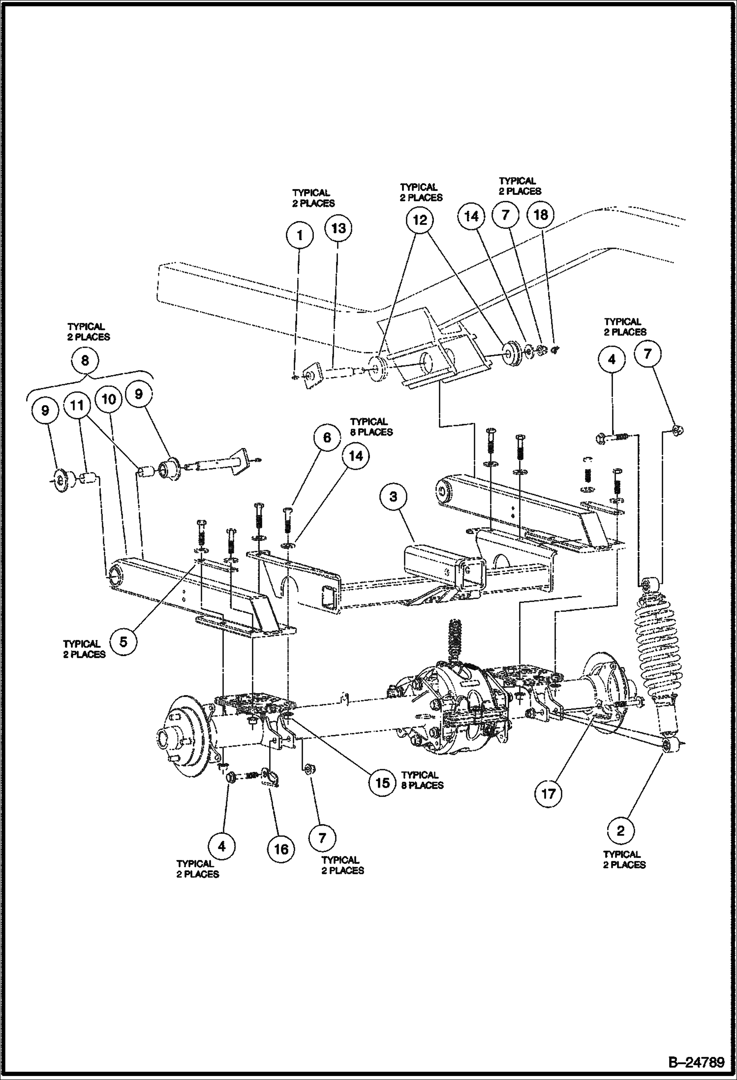 ЗАДНЯЯ ПОДВЕСКА СТАНДАРТНАЯ