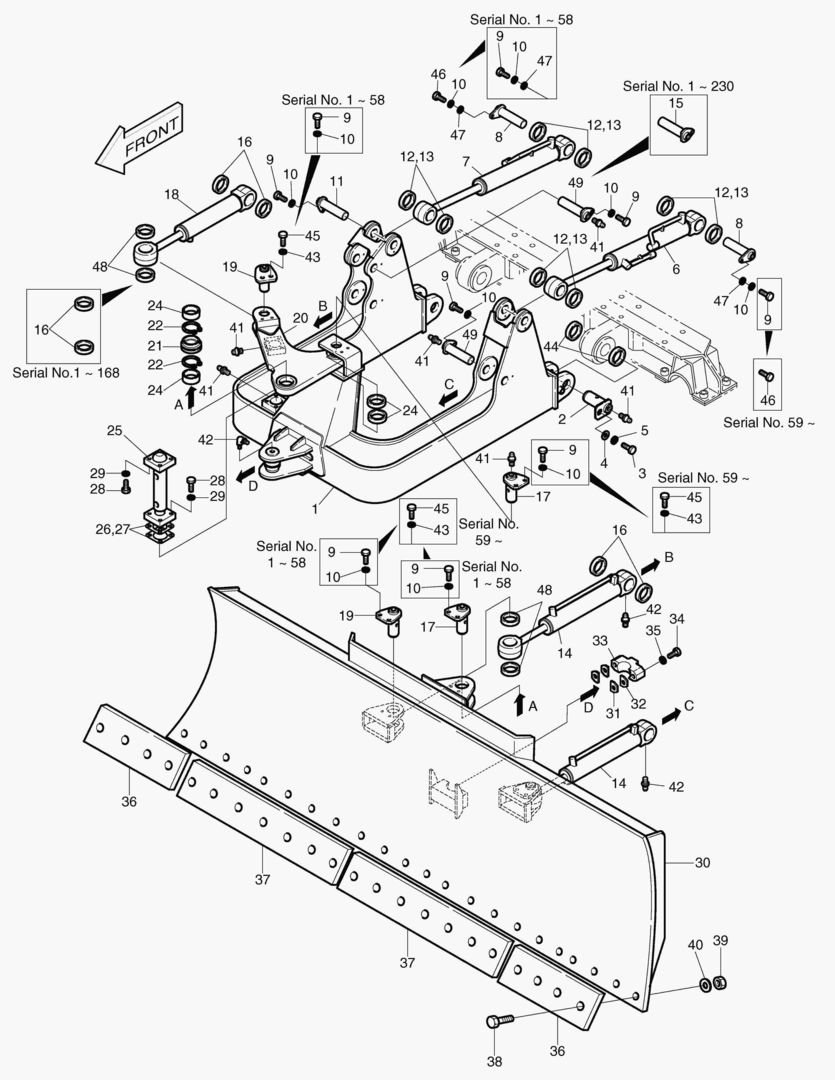 ПЕРЕДНЯЯ ЧАТЬ В СБОРЕ-3100 мм(БЫТОВОЙ)