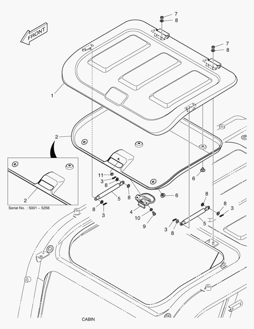 ЧЕХОЛ КРЫШКИ - ИЗ СТАЛИ(СИСТЕМА ЗАЩИТЫ ПРИ ОПРОКИДЫВАНИИ)