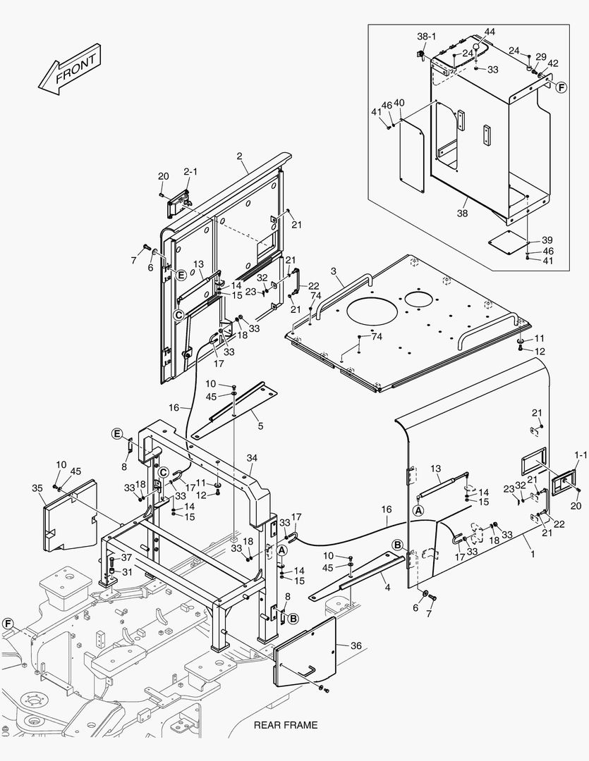 КРЫШКА ДВИГАТЕЛЯ