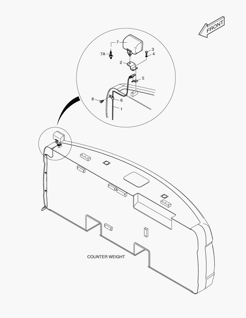 РАБОЧАЯ ФАРА - ЗАДНИЙ