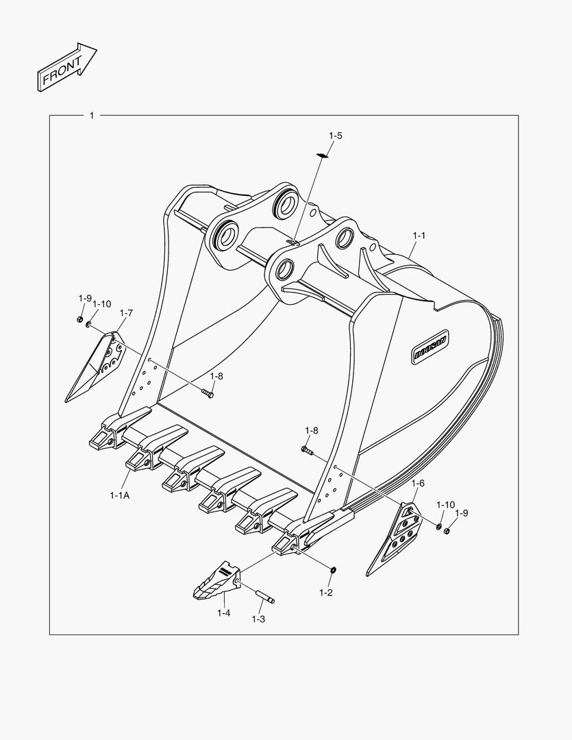 6720 BUCKET ASS`Y - 5.24mВі - H CLASS
