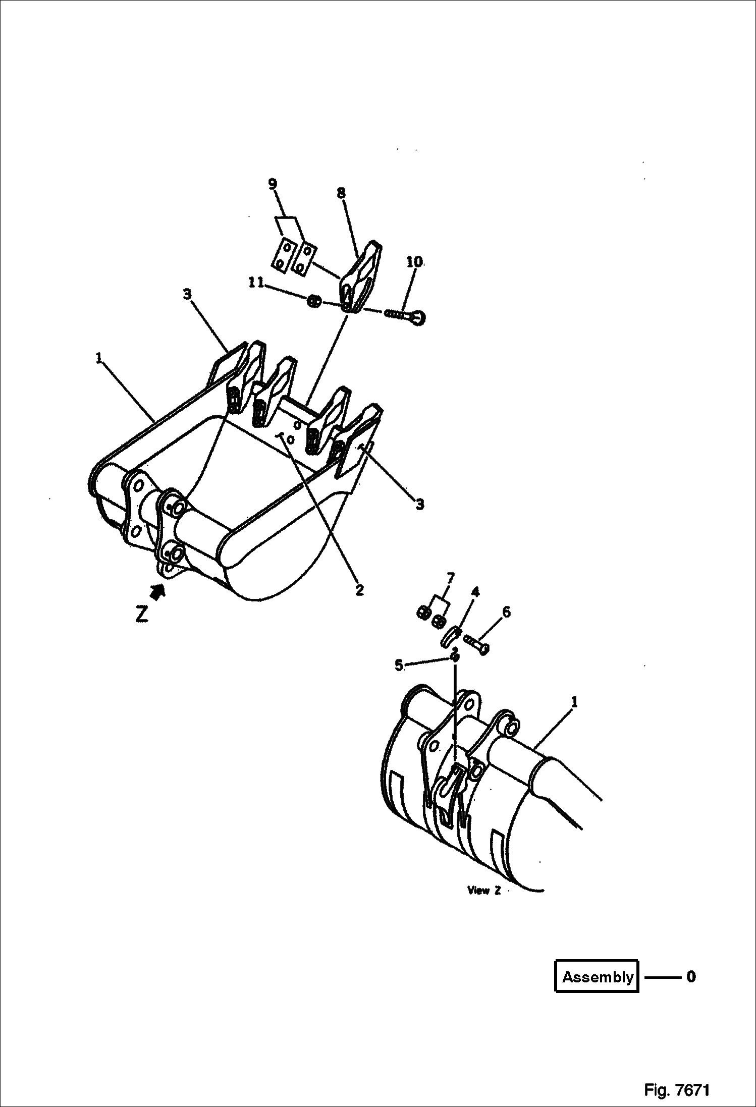 КОВШ (0.11 КУБИЧЕСКИХ МЕТРОВ) (МИНИ 0.18 КУБИЧЕСКИХ МЕТРОВ)(100) (600 ММ ШИРОКИЕ, С КРЮКОМ)