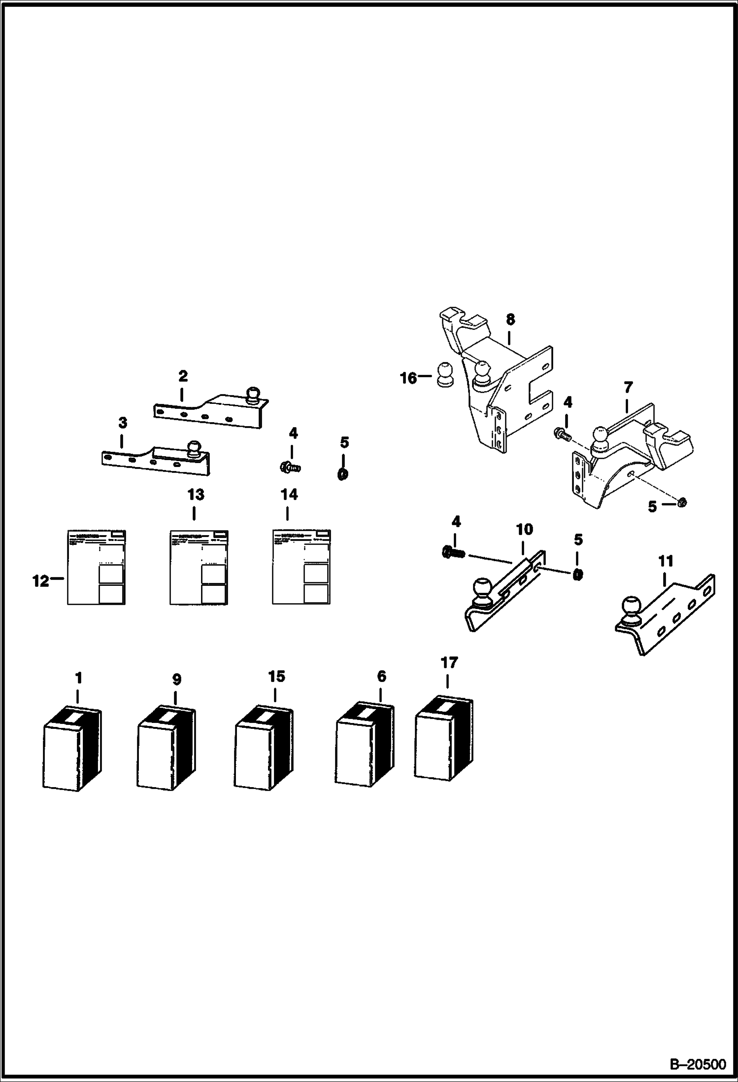ЭКСКАВАТОР-ПОГРУЗЧИК (МОНТАЖНЫЙ КОМПЛЕКТ) (909)