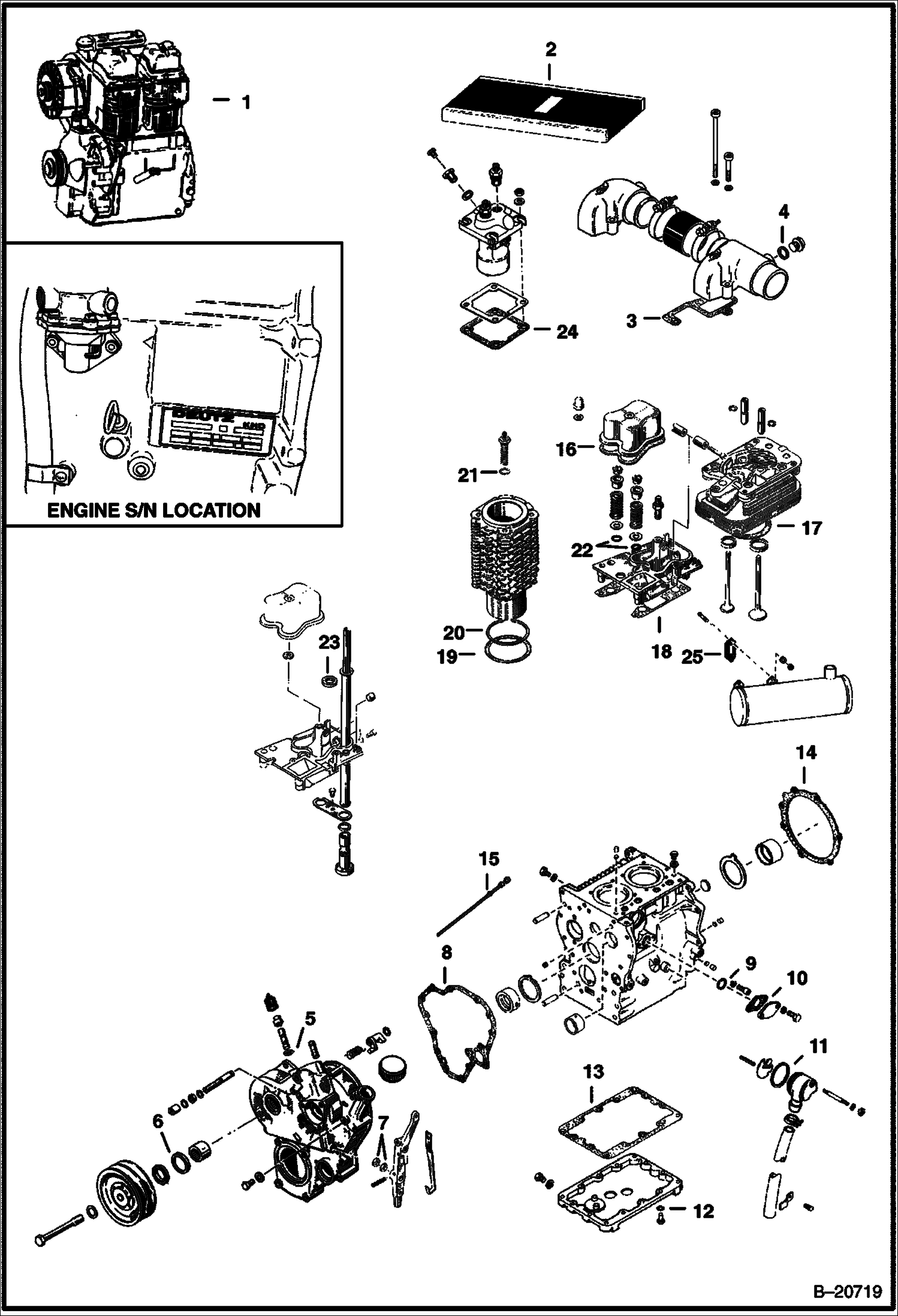 ДВИГАТЕЛЬ И КОМПЛЕКТ ПРОКЛАДОК (DEUTZ 411)